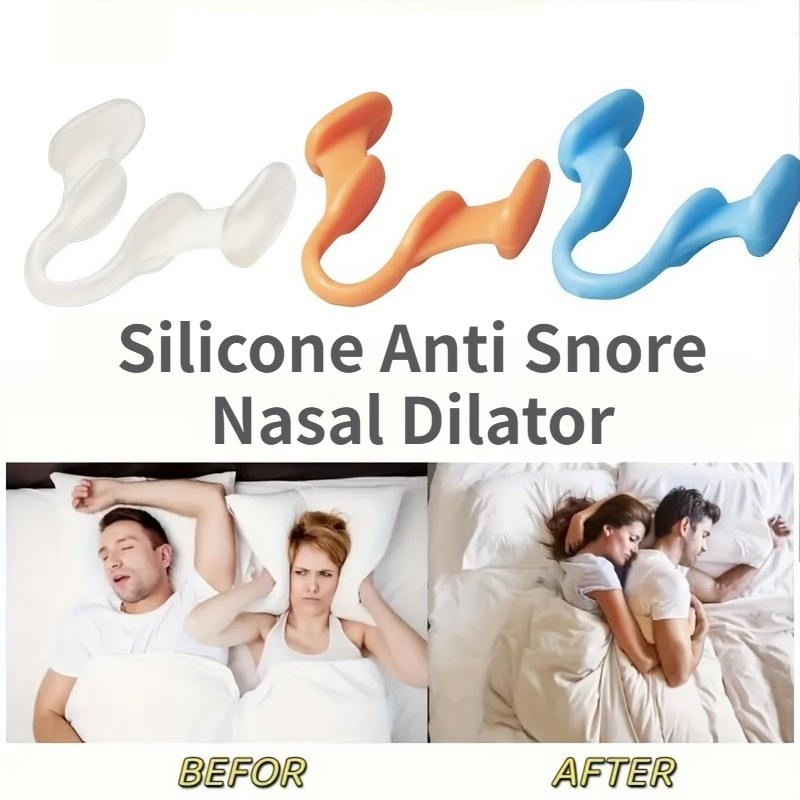 Anti Snore Contour Pillow - 10PCS Silicone Anti Snore Nasal Dilator