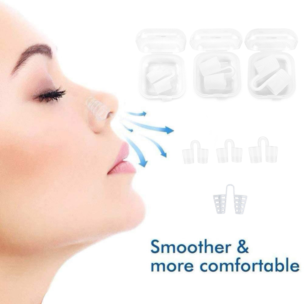 1pc Silicone Nose Clip Anti Sn - Anti Snore Contour Pillow review and price