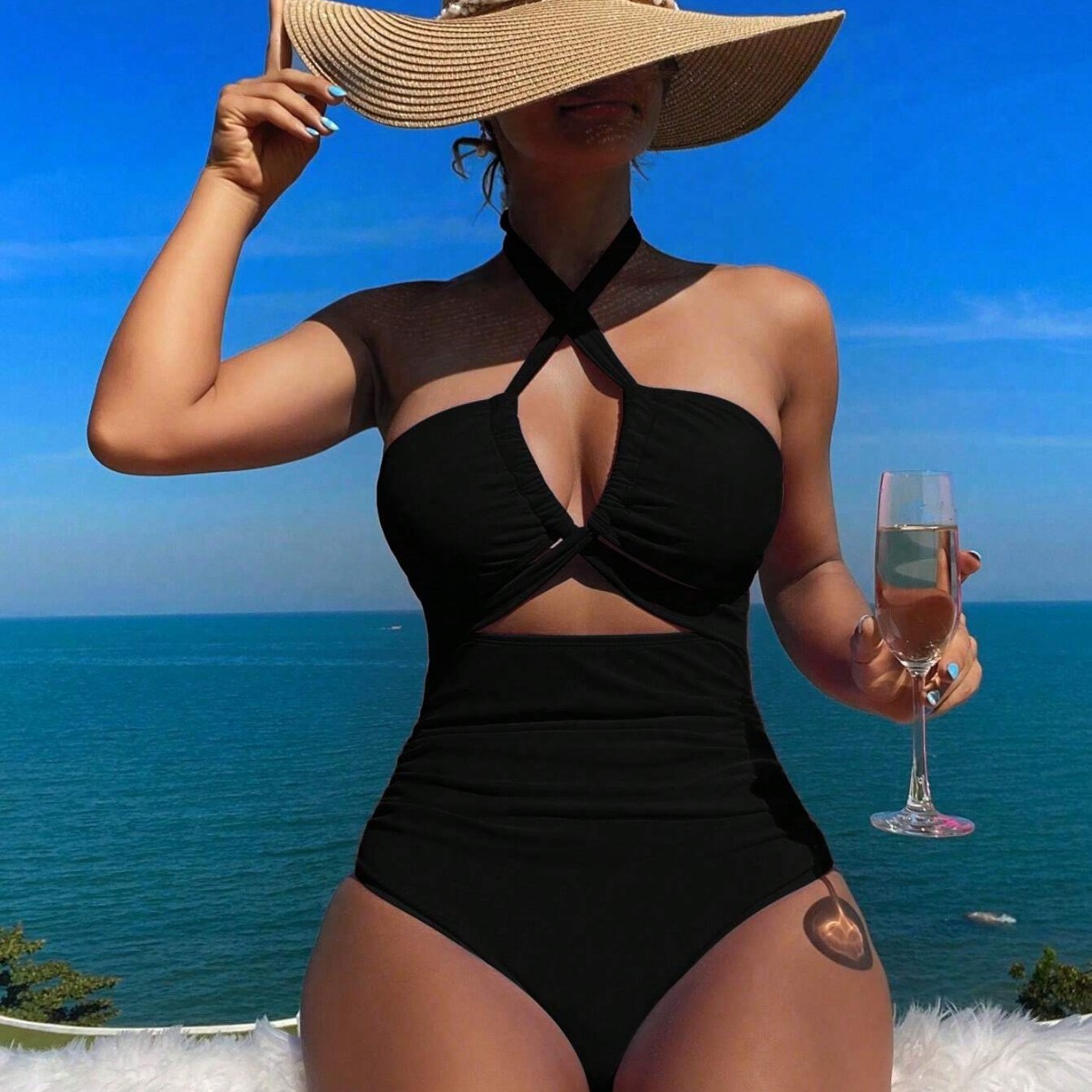 Women Swimsuit Halter Neck Sol - Bath review and price