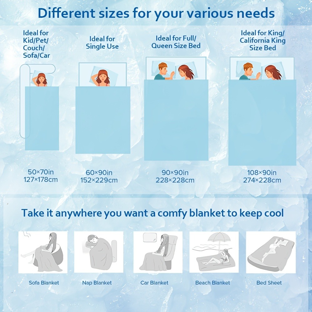 Cooling Blanket Suitable for H - Cooling Blanket Hot Sleepers review and price