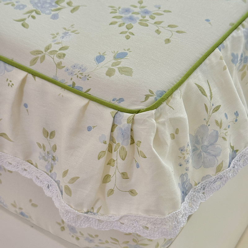 100% Cotton Floral Printed Ruf - Fitted Bed Sheets Deep Pocket review and price