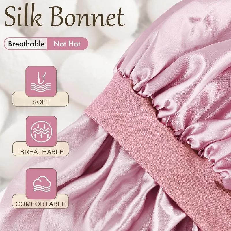 2PCs Silk Pillowcase & Satin B - Satin Silk Pillowcase Hair Skin review and price