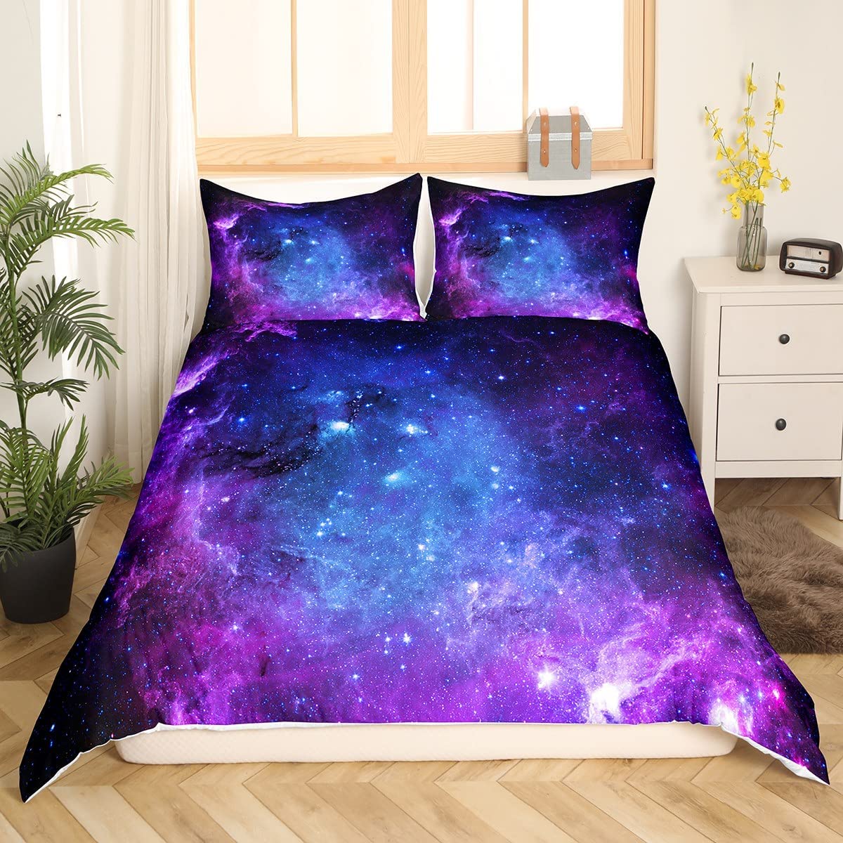 Galaxy Duvet Cover Set for Tee - Duvet Cover Sets With Zipper review and price