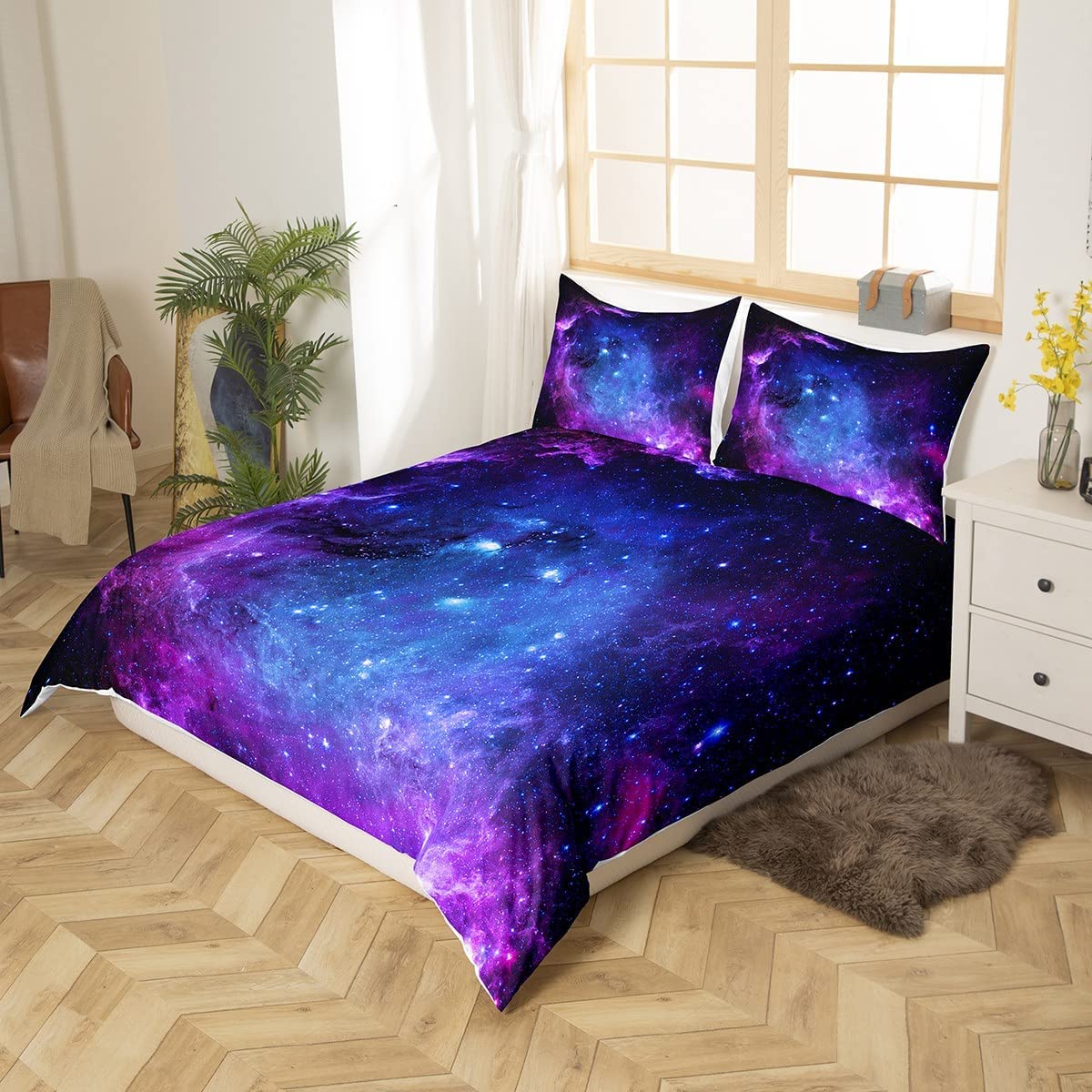 Galaxy Duvet Cover Set for Tee - Duvet Cover Sets With Zipper review and price