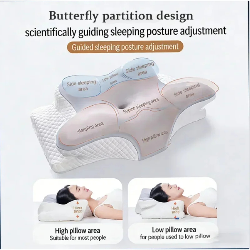 Breathable Cooling Memory Foam - Memory Foam Orthopedic Pillow Neck Pain review and price