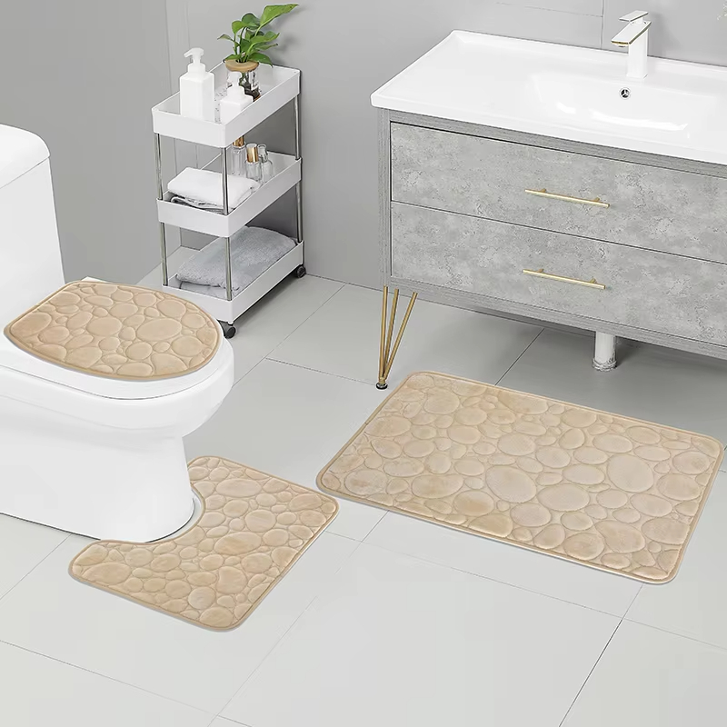 3PCS/Set Bath Mats Nonslip Sof - Quick Dry Diatomite Bath Mat review and price