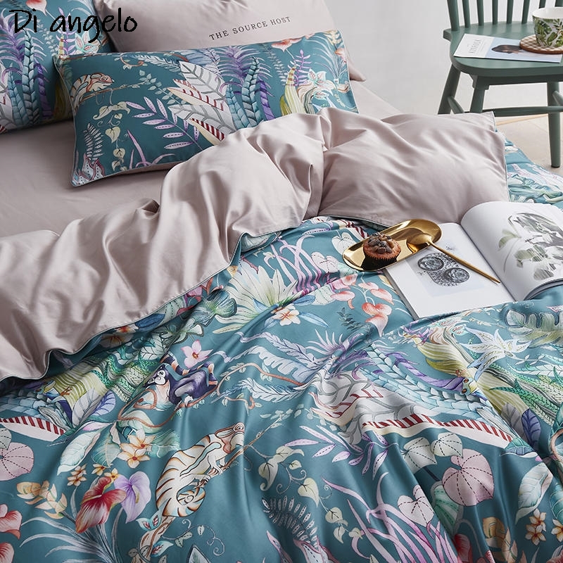 600TC 4Pcs Egyptian Cotton Flo - Aesthetic Floral Duvet Cover review and price