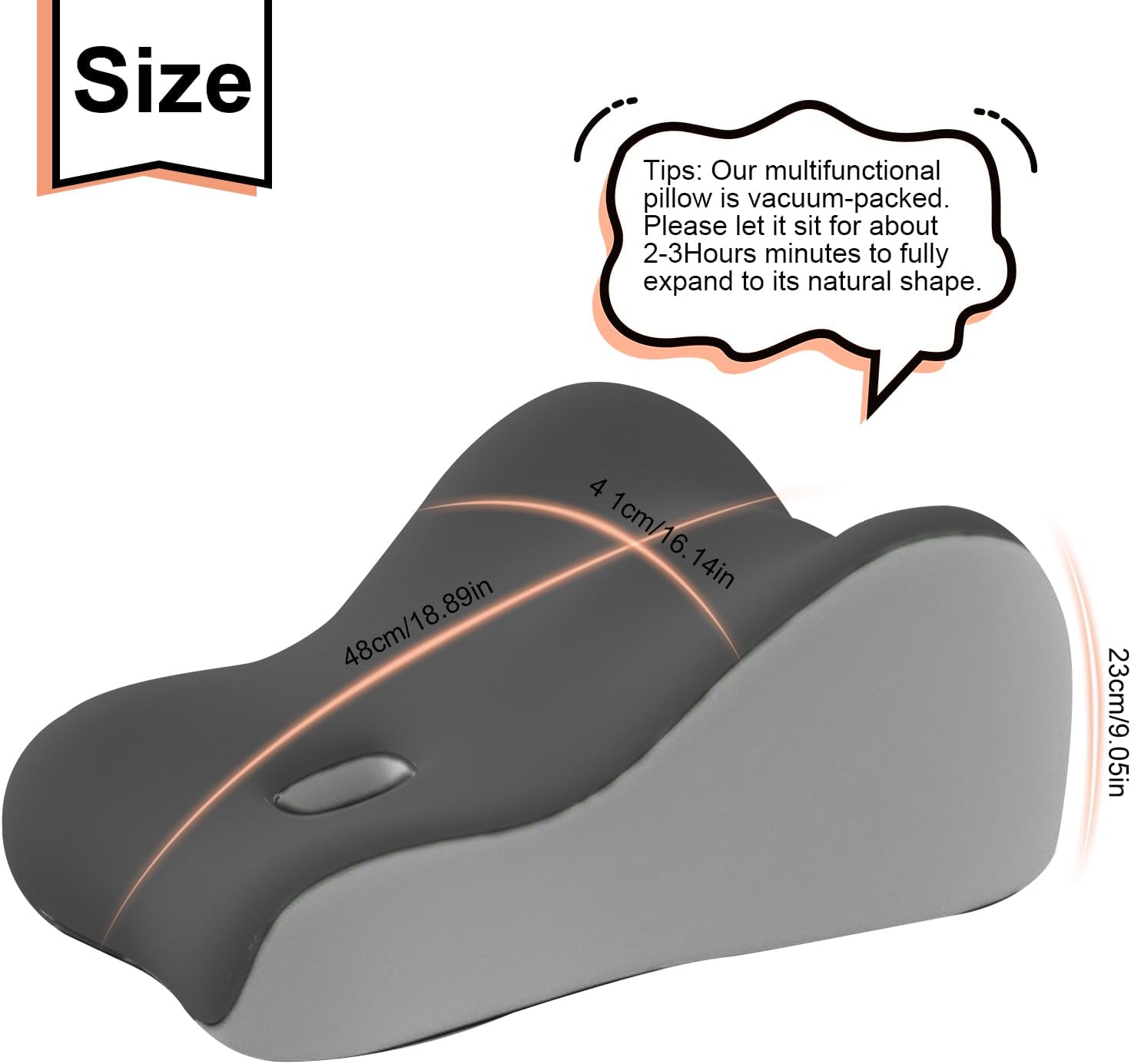 Intimacy Support Wedge Pillow  - Memory Foam Orthopedic Pillow Neck Pain review and price