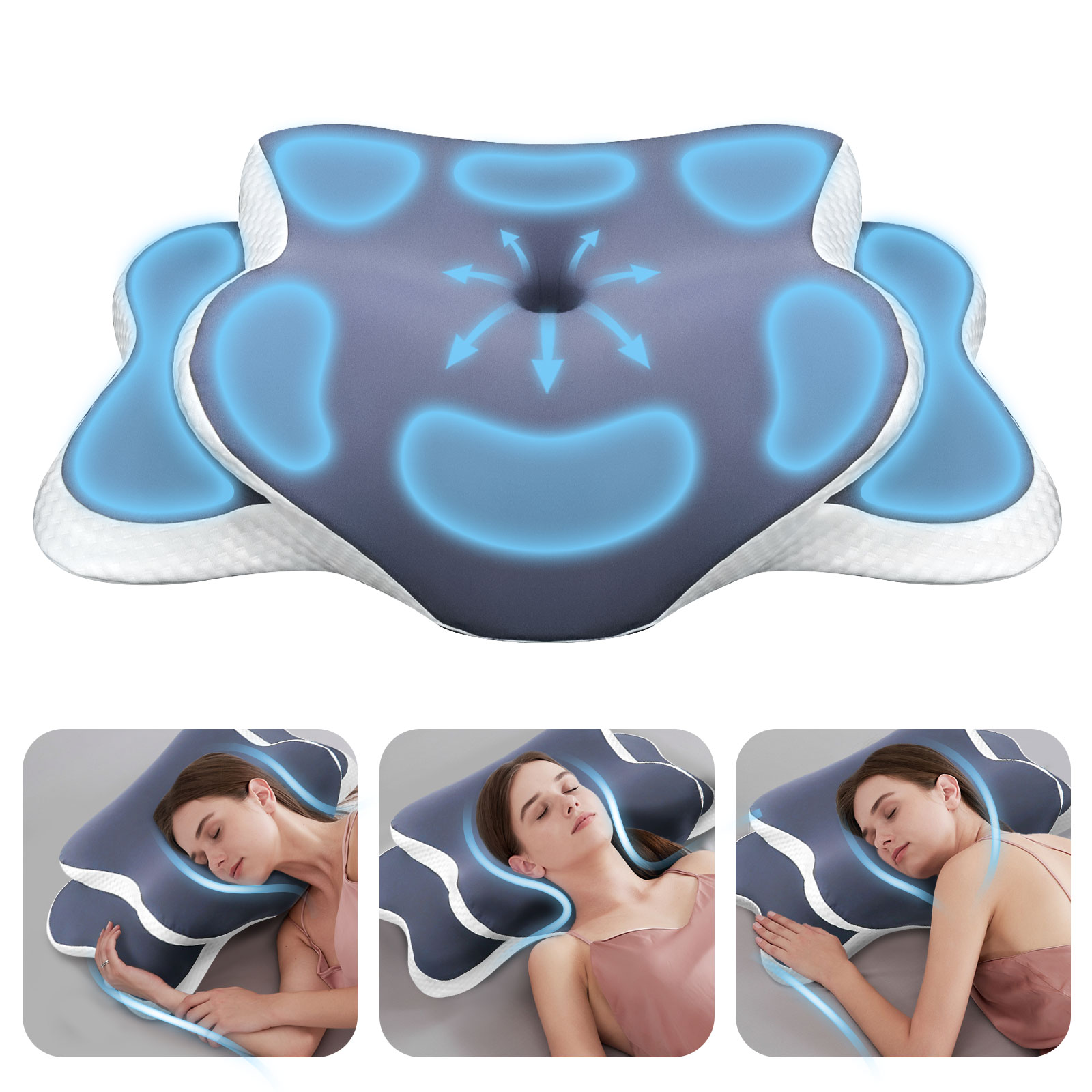 Memory Foam Pillow Cervical Pi - Memory Foam Orthopedic Pillow Neck Pain review and price