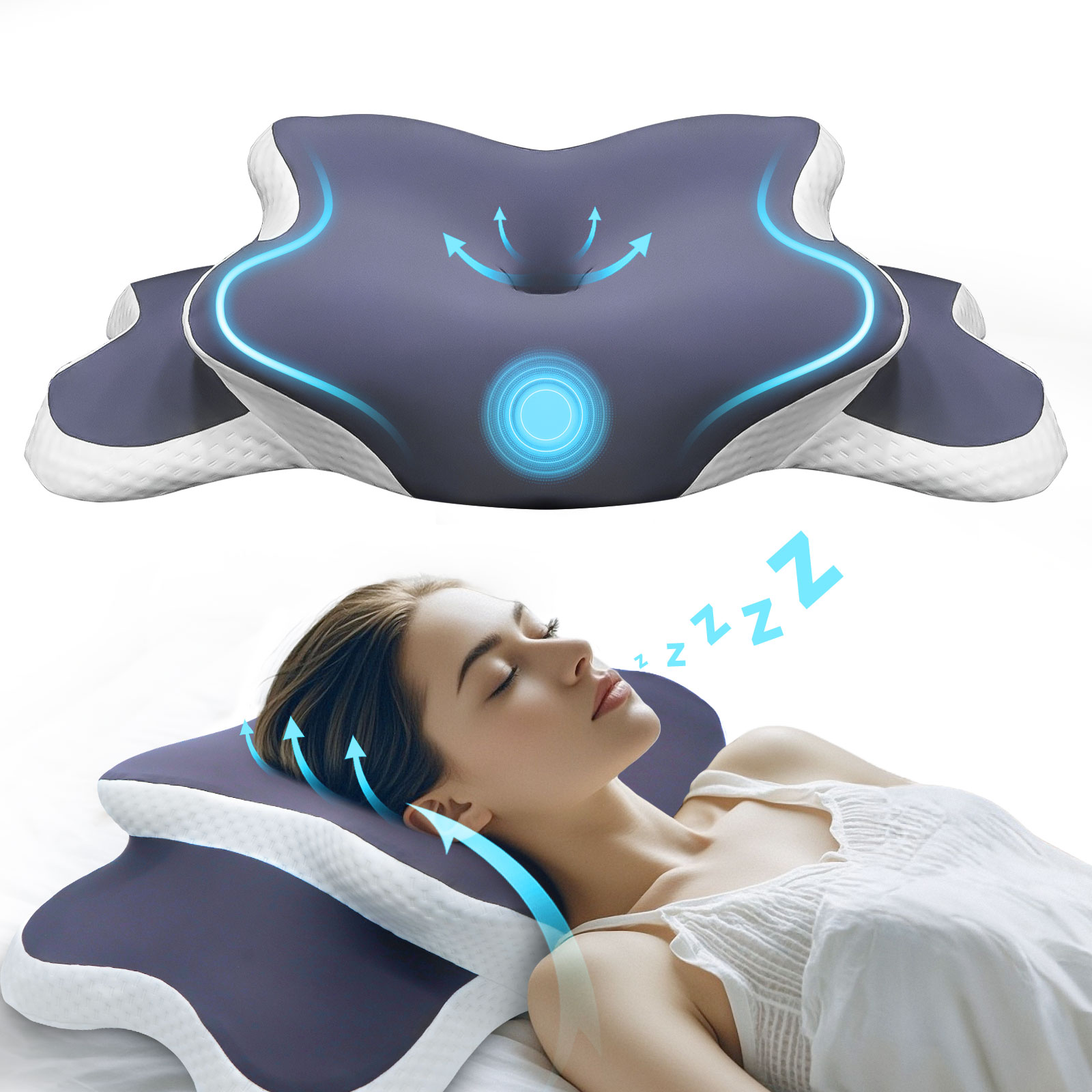 Memory Foam Pillow Cervical Pi - Memory Foam Orthopedic Pillow Neck Pain review and price