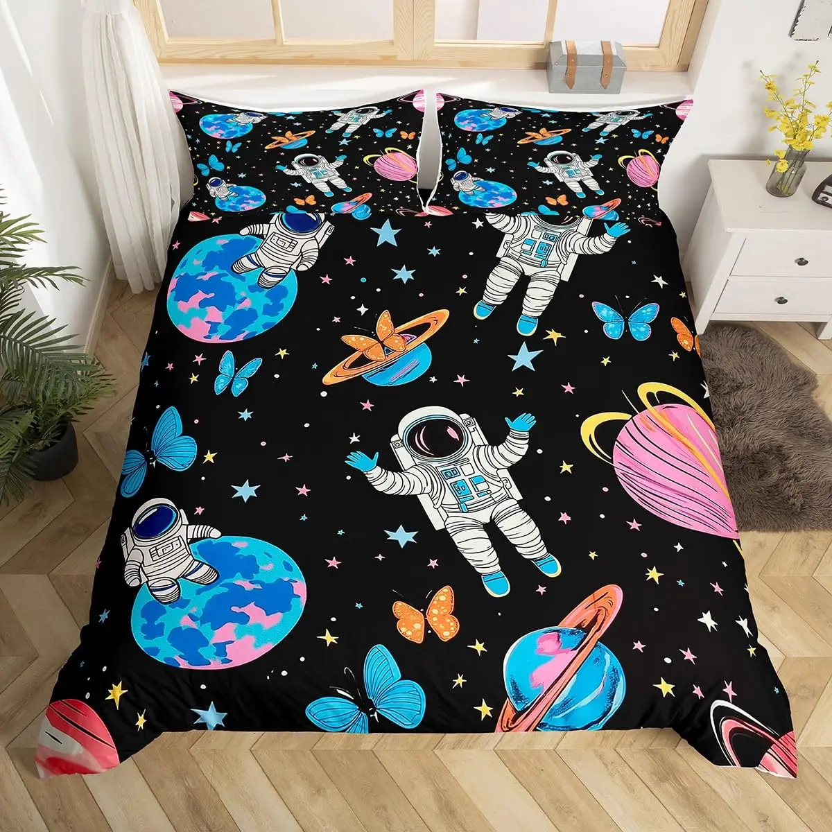 Astronaut Duvet Cover Set Cart - Duvet Cover Sets With Zipper review and price