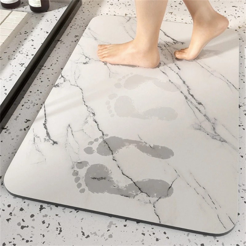 1pc Bathroom Rugs Washable Bat - Quick Dry Diatomite Bath Mat review and price