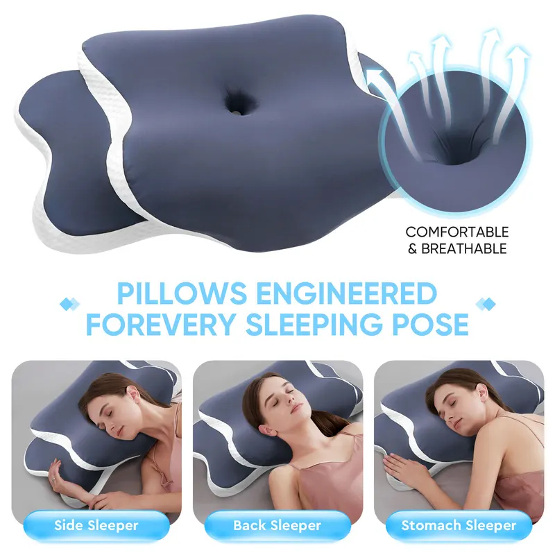 Memory Foam Pillow Cervical Pi - Memory Foam Orthopedic Pillow Neck Pain review and price
