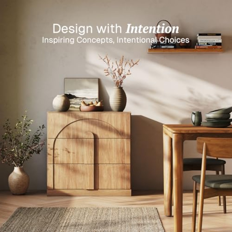 Sideboard Cabinet with 3 Drawe - Kitchen review and price