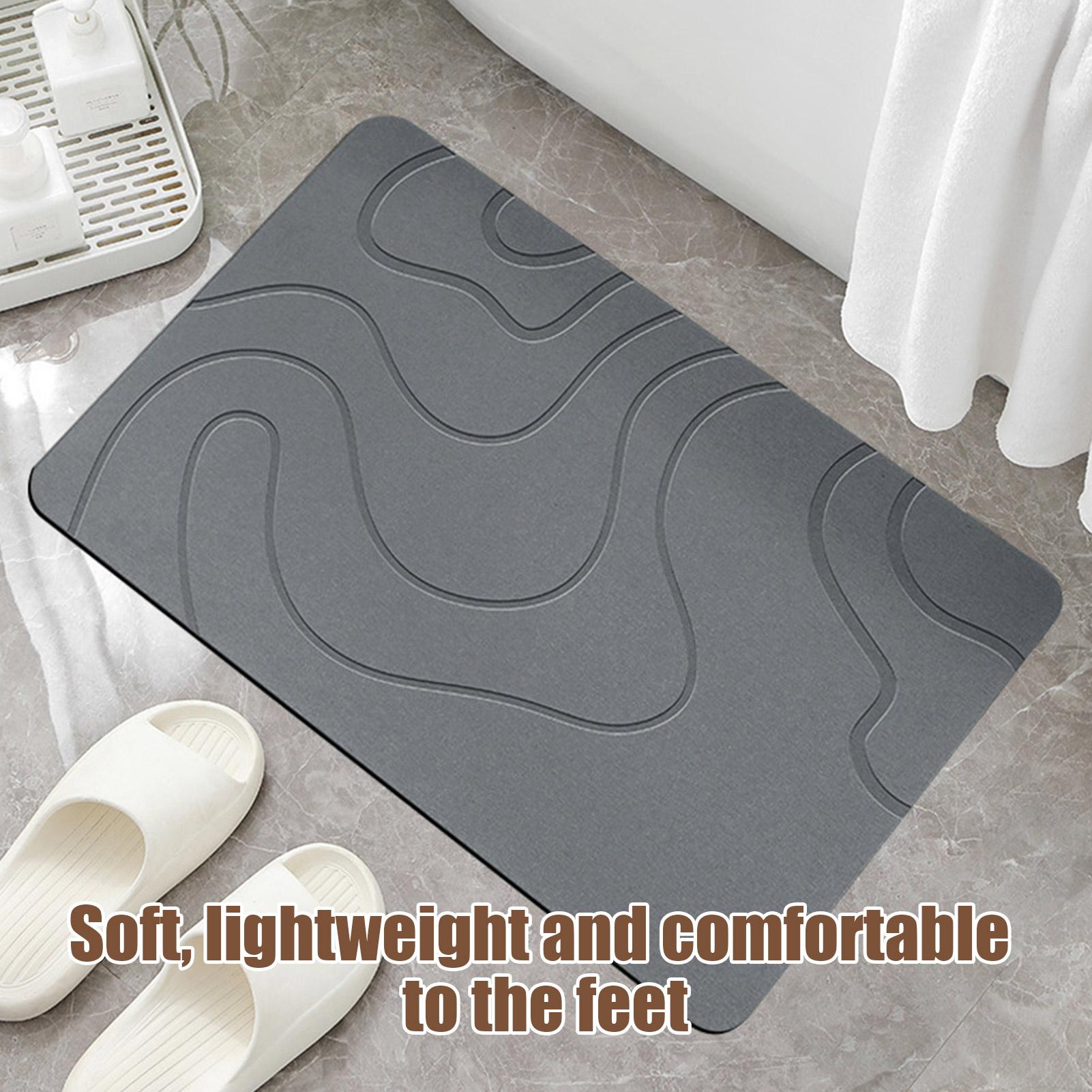Quick Drying Stone Bath Mat, D - Quick Dry Diatomite Bath Mat review and price