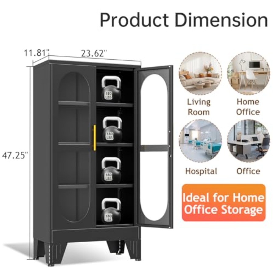 47 H Locking Display Cabinet f - Kitchen review and price