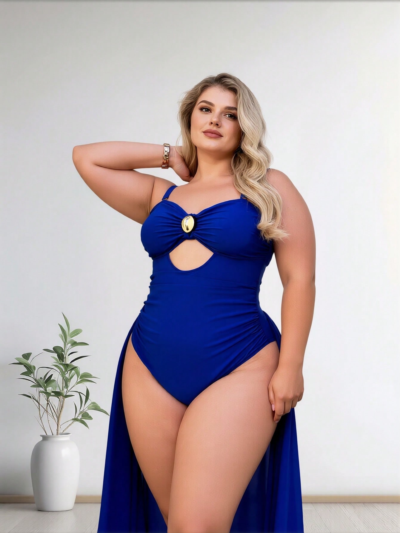 2026 New Plus Size Royal Blue  - Bath review and price