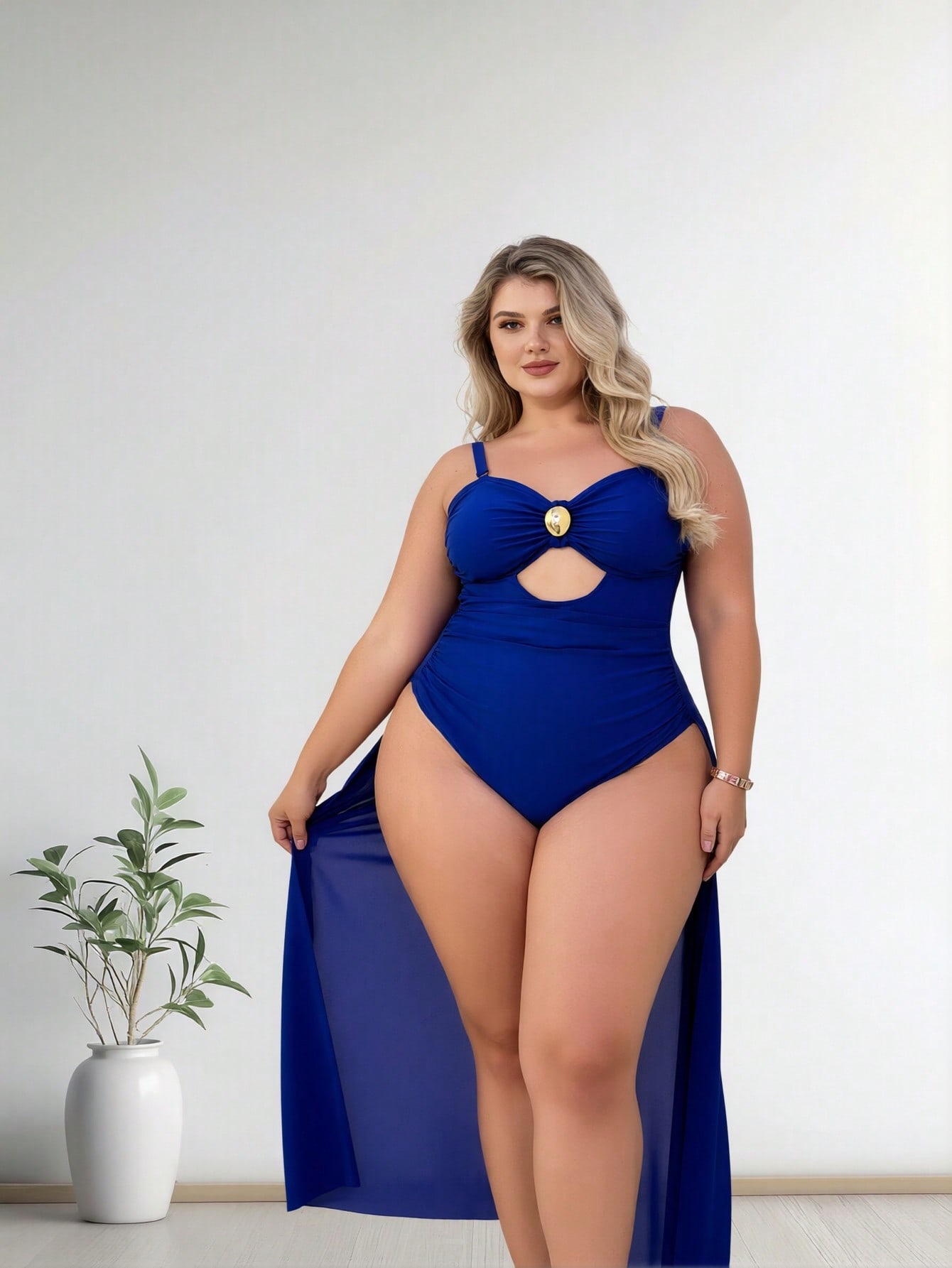 2026 New Plus Size Royal Blue  - Bath review and price