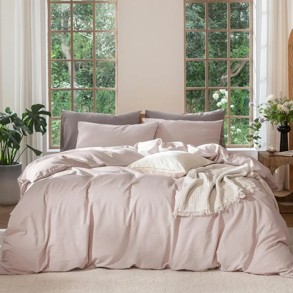 Duvet Cover Set 100% Washed Co - Duvet Cover Sets With Zipper review and price
