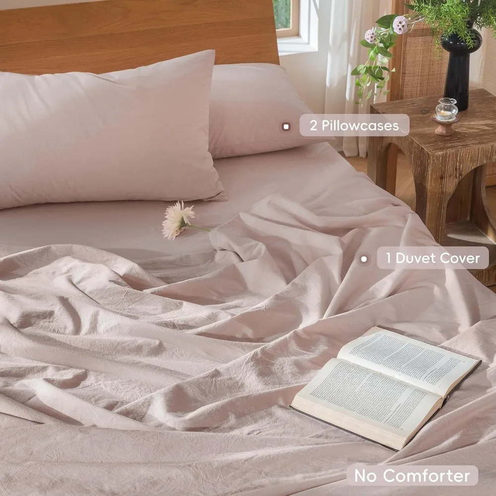 Duvet Cover Set 100% Washed Co - Duvet Cover Sets With Zipper review and price