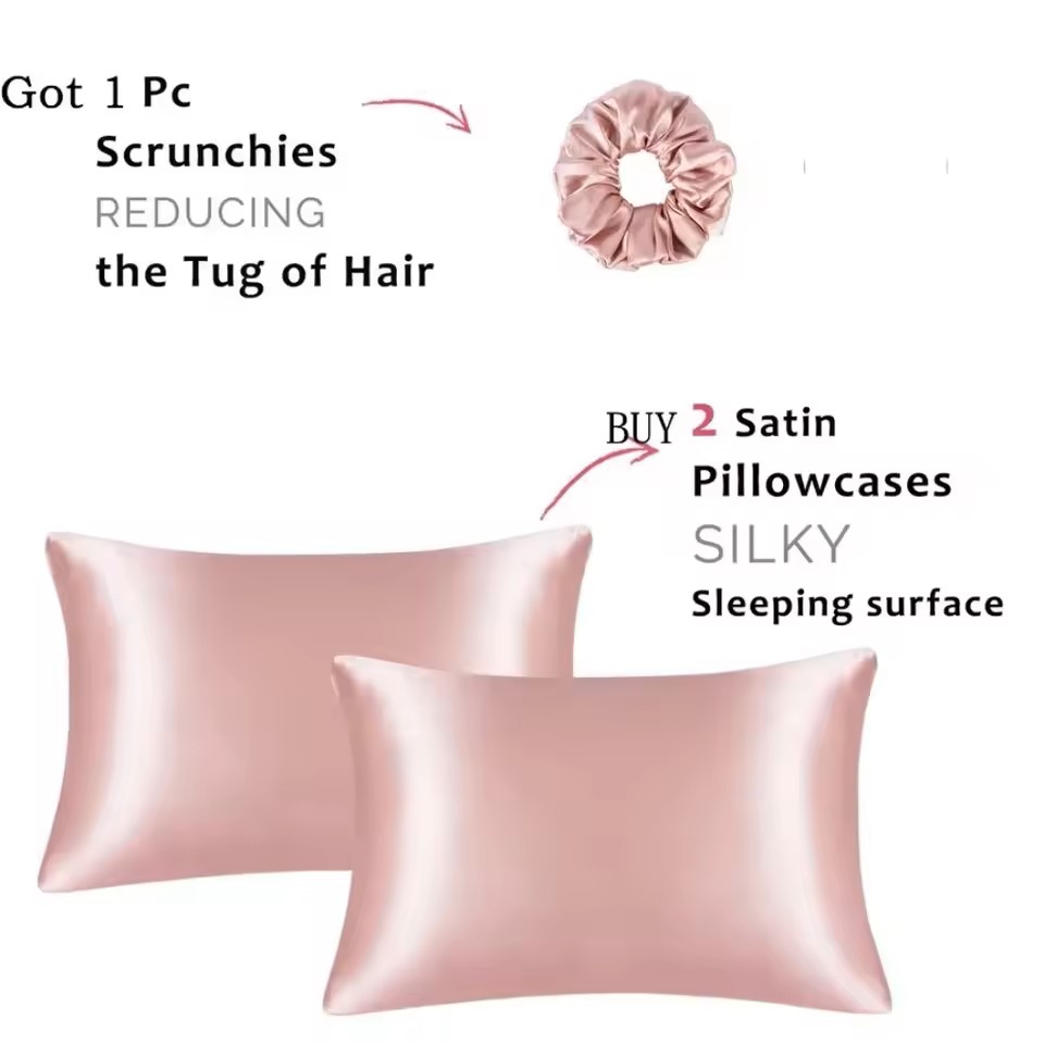 Kuup 1pcs Pillowcase Pillow Co - Satin Silk Pillowcase Hair Skin review and price