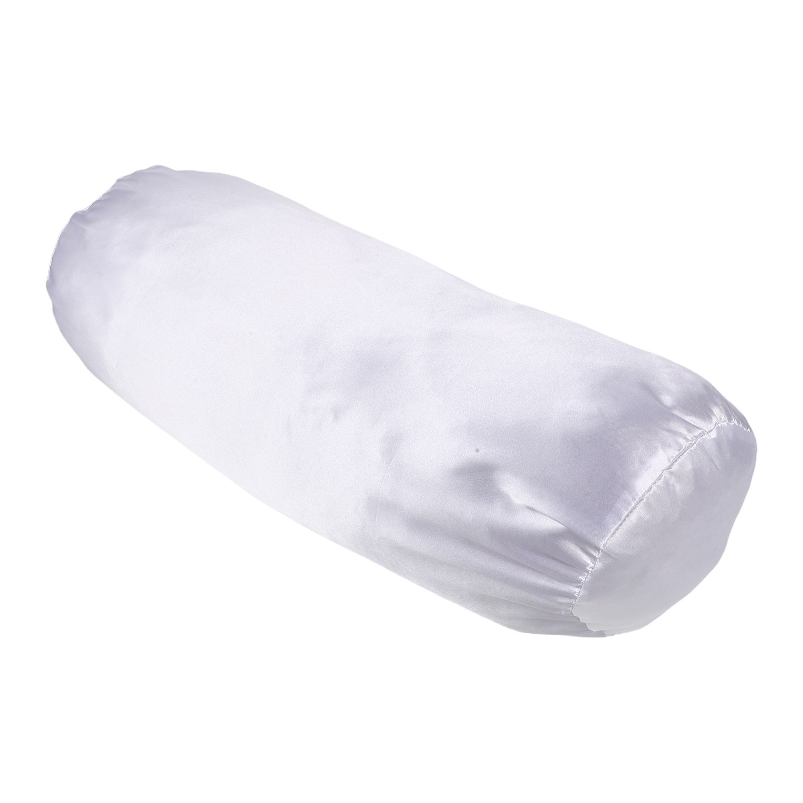 White Satin Neck Roll Pillow C - Satin Silk Pillowcase Hair Skin review and price