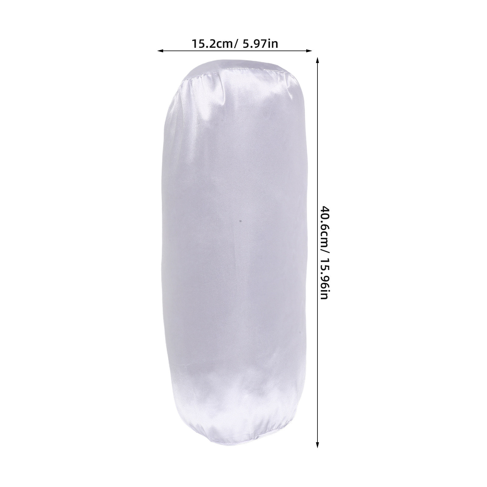 White Satin Neck Roll Pillow C - Satin Silk Pillowcase Hair Skin review and price