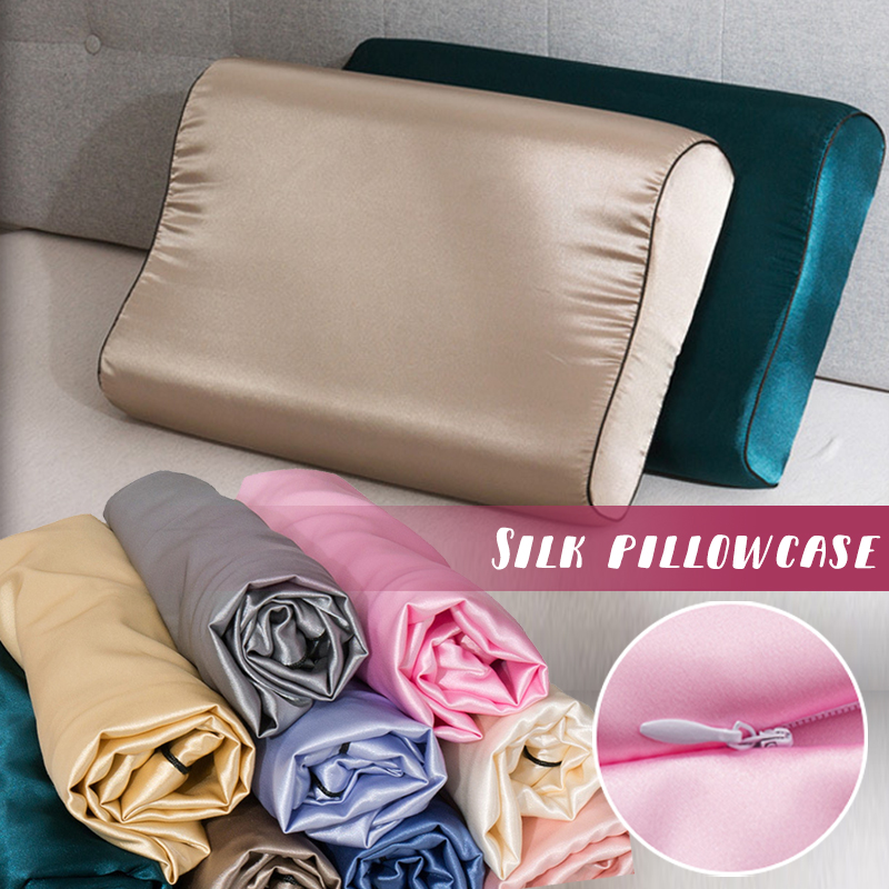Imitation Silk Satin Latex Pil - Satin Silk Pillowcase Hair Skin review and price