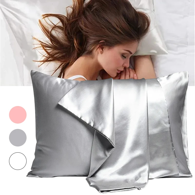 New Silk Satin Pillow Case for - Satin Silk Pillowcase Hair Skin review and price