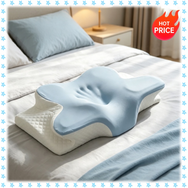 Breathable Cooling Memory Foam - Memory Foam Orthopedic Pillow Neck Pain review and price