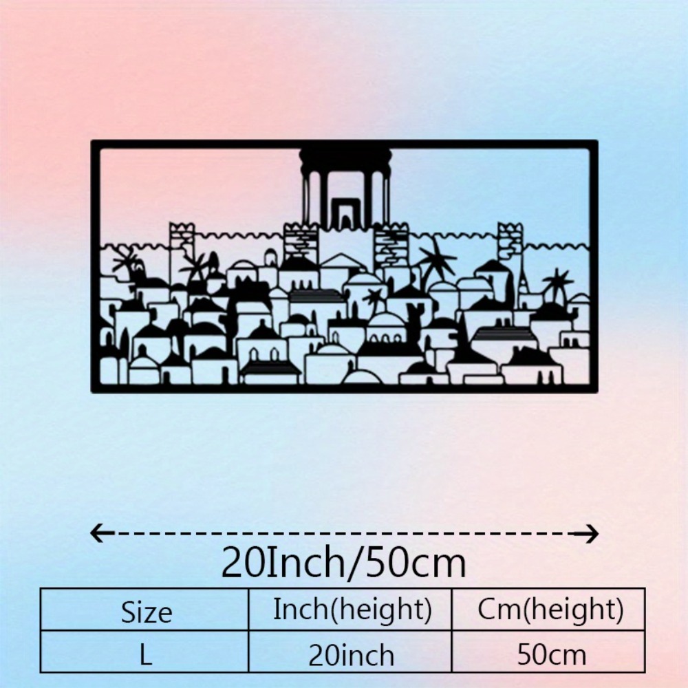 CIFBUY Metal Wall Art Jerusale - Home Decor review and price